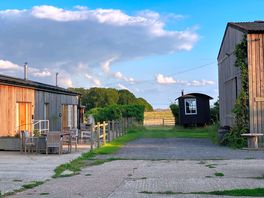 View from yard to camping field