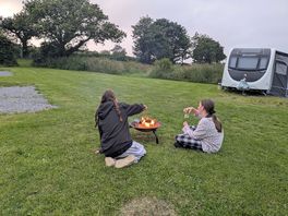 Campfires allowed! raised pit