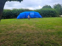Our pitch in a lovely spot