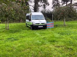 Plenty of room amongst the apple trees