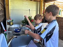 Washing up area - slavery