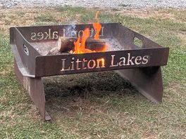 Rented camp fire pit