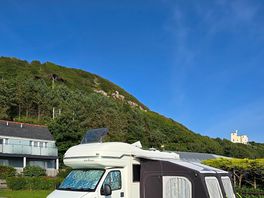 Fantastic views and only a couple of minutes walk to a lovely beach