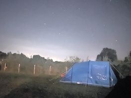 The night sky was so clear