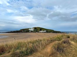 Birth island at bigbury on sea.