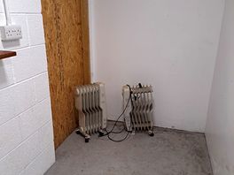 Old heaters in ladies bathroom