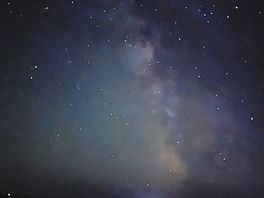 Milky way taken on iphone 13 mini. not the best phone for nighttime photos but got this one ok!