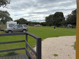 View from the bus of the site