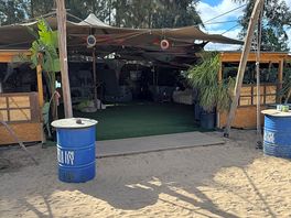 Tent area for gatherings