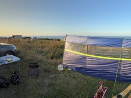 Panoramic from the tent.