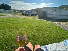 Sunny spot at our pitch