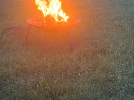 Camp fire allowed was nice to have even on a hot day