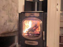 Log burner kept it very cosy.