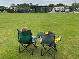 View of camping field and park