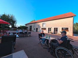 The restaurant area