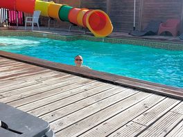 Swimming pool at campsite