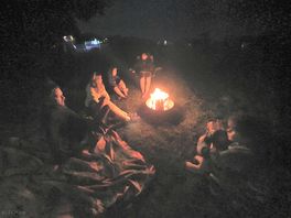 We hired a fire pit from the farm - kids loved it!