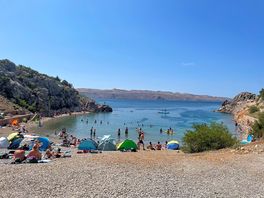 Local beach to campsite at bottom of mountain 5 minutes away