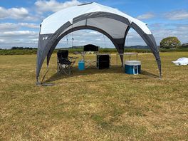 Flat ground. perfect for camping