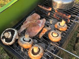 Evening bbq