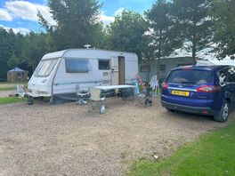 Lovely spacious pitch. nice and level.