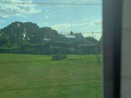 Uitzicht vanuit onze camper