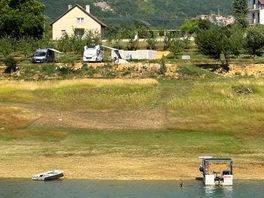 View of the site from the lake