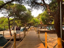 Pitch up and walk along the decking