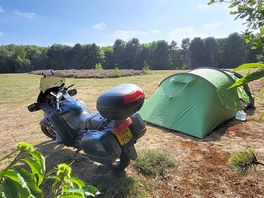 One of the wilcamping areas