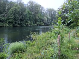 Quiet riverside location