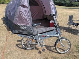 My bike and tent