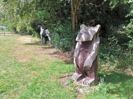 Carving of a bear