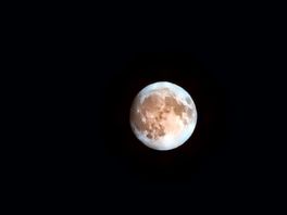 The moon over the sea