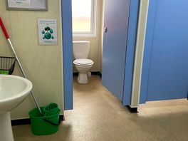 Female toilet and shower block!