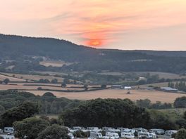 Gorgeous sunsets from the top of the hill
