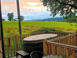 View from hut veranda