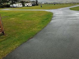 Touring caravan area