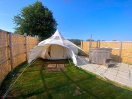 The stargazing bell tent.