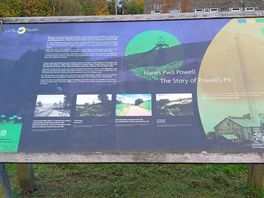 Lots of info boards explaining the history of the area