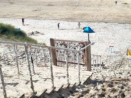 Way down to beach