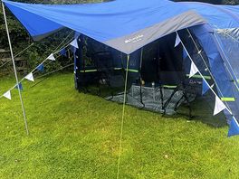 To hot canopy needed site is a real sun trap