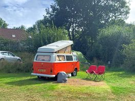 Shaded campervan pitch