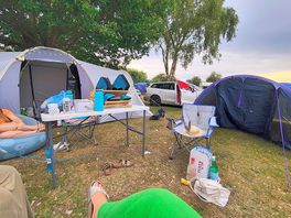 Peaceful, woodland campsite