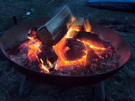 Evening firepit