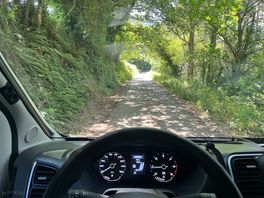 Camino hasta el camping
