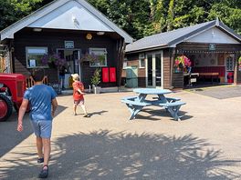 Reception and games area