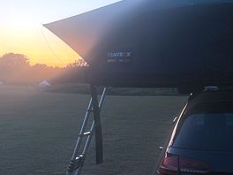 Evening in the tentbox