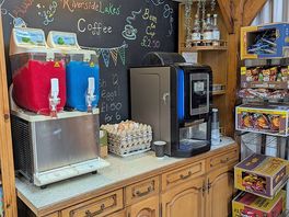 Drinks machine in the shop