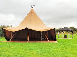 Teepee on site