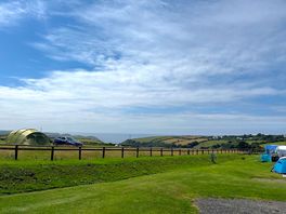 View from one of the hard standing pitches.
